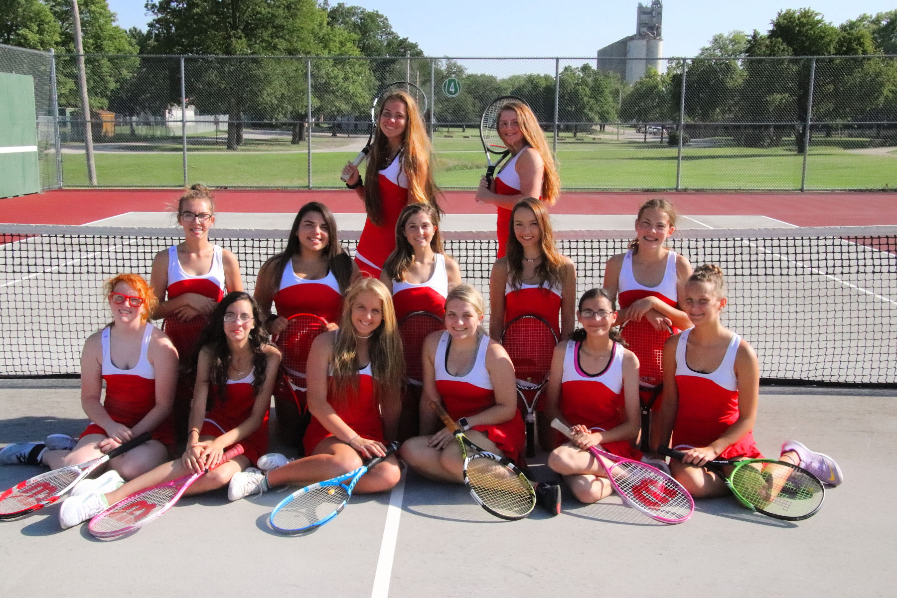 WHS Girls Tennis 2018 Team Pic