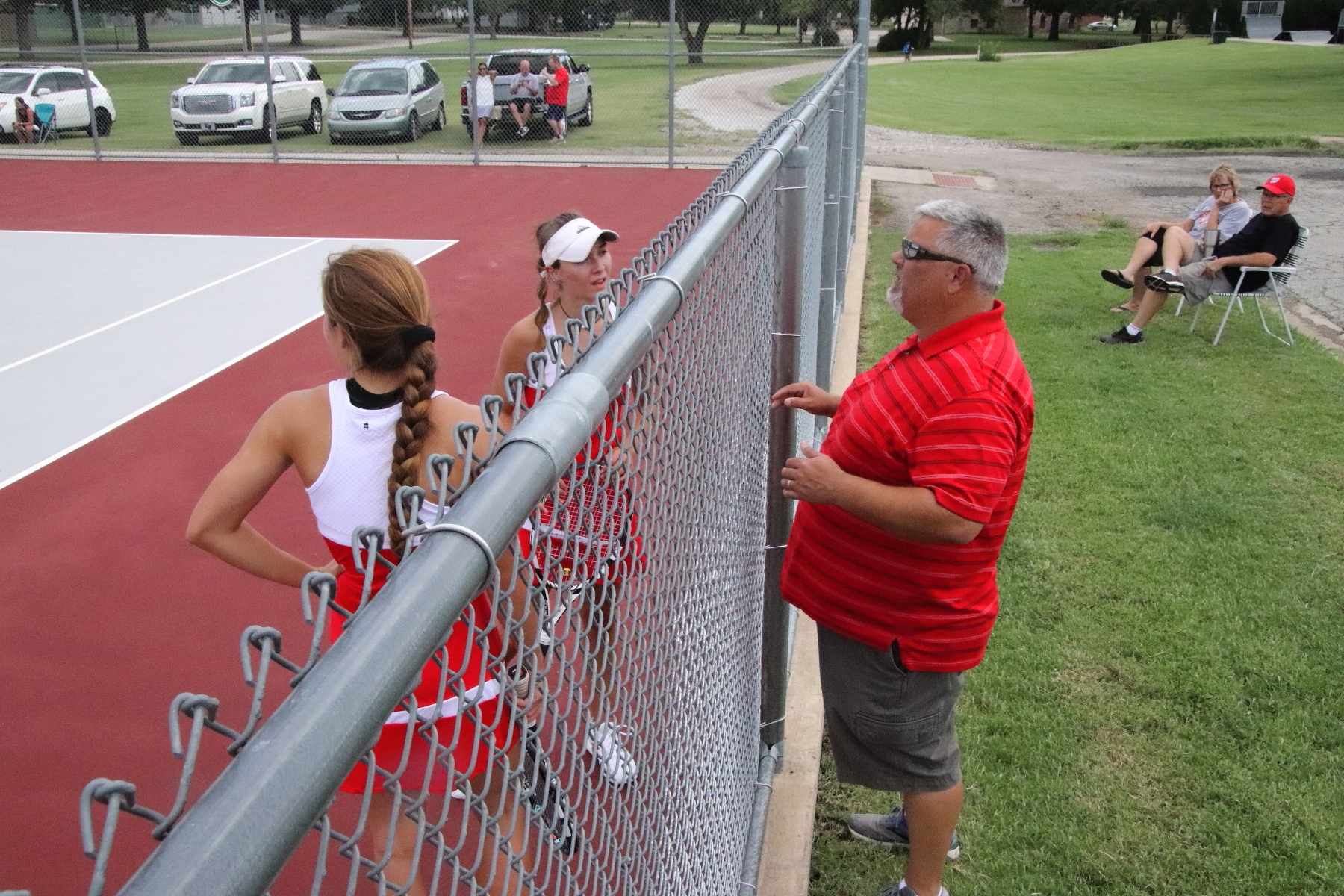 WHS Girls Tennis 2018 - Coach Aufdengarten