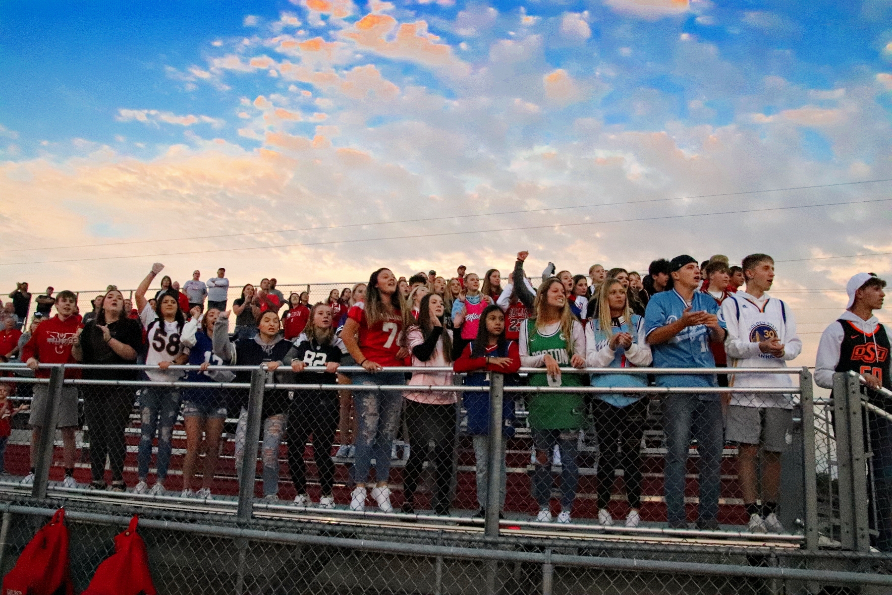 Student Section @ Rose Hill  LOUD & PROUD
