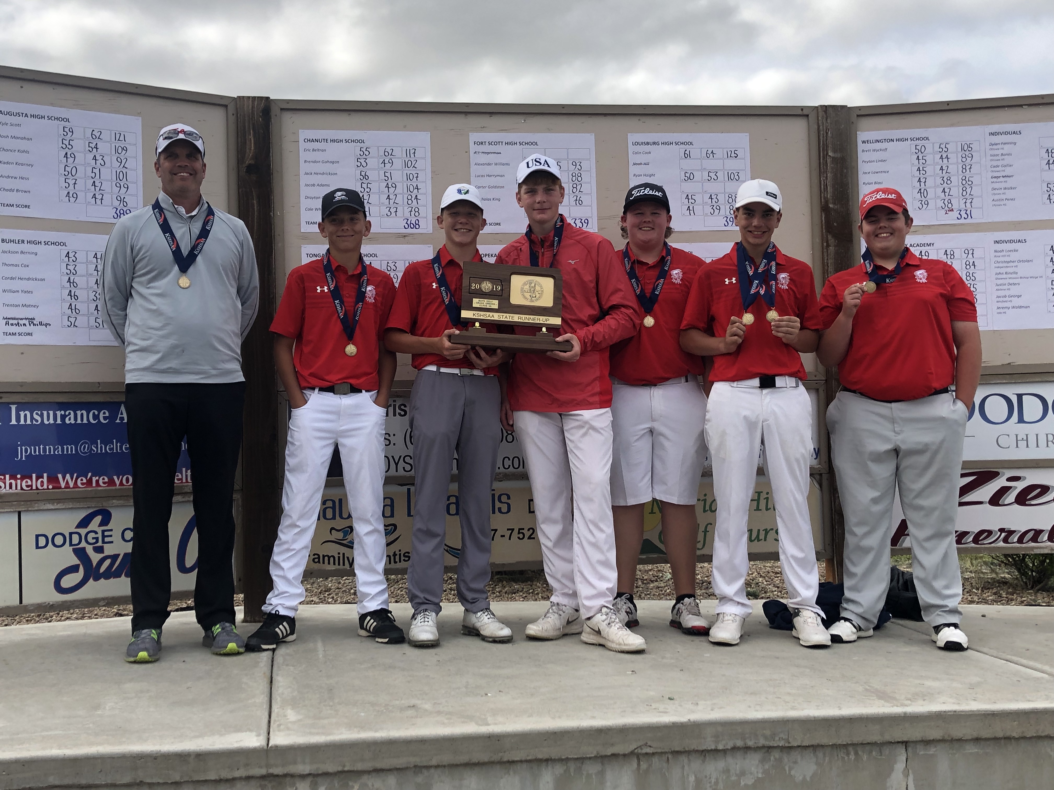 State 4A Golf 2019 Runners Up