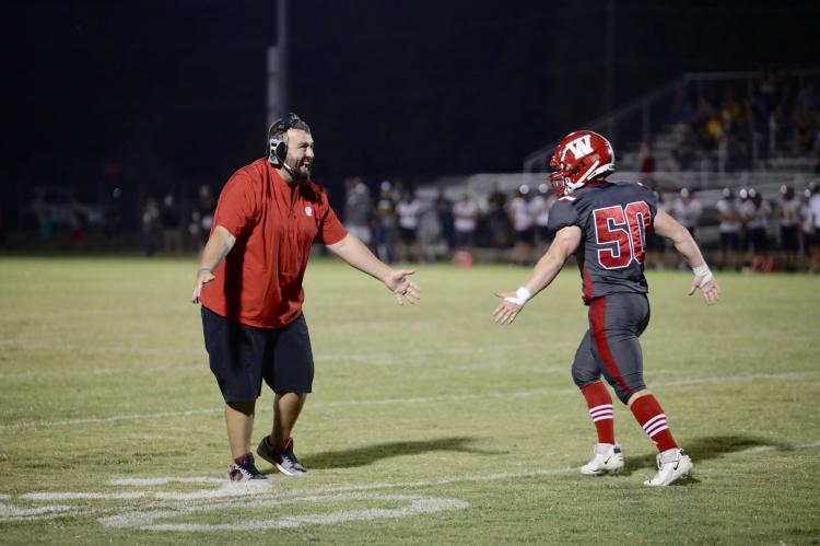 Wellington Football Coach Meeks