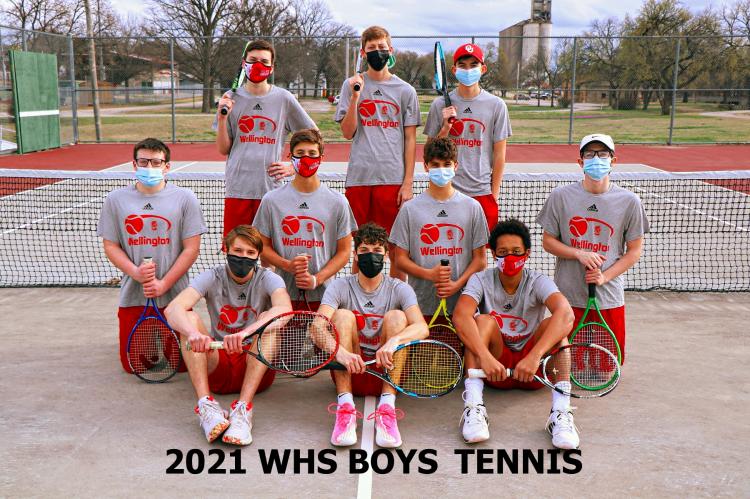 WHS Boys Tennis Team 2021
